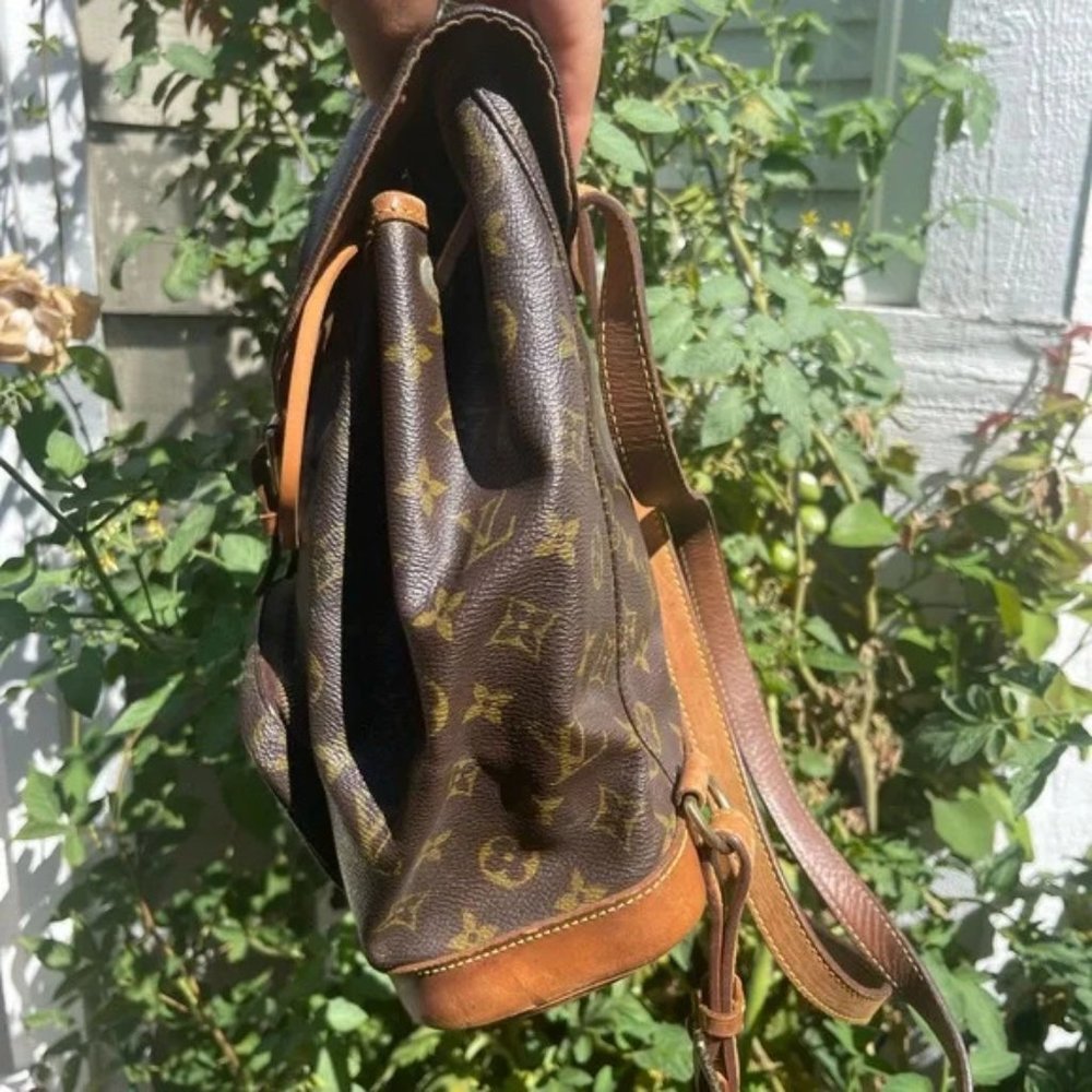 Louis Vuitton LV BackPack Bag Montsouris MM Browns Monogram - Picture 3 of 13